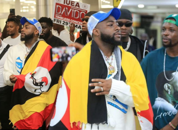 Davido arrives in Uganda for Timeless concert, fans greet him with excitement (WATCH)
