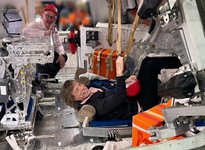 Mick Jagger Has an Out-of-This-World Experience at NASA Headquarters