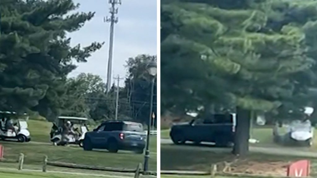 ford-bronco-strikes-golfer-on-course-in-alleged-hit-&-run,-insane-video