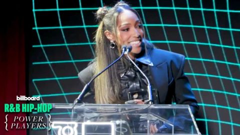 rachelle-jean-louis-accepts-the-executive-of-the-year-|-r&b-hip-hop-power-players 2024