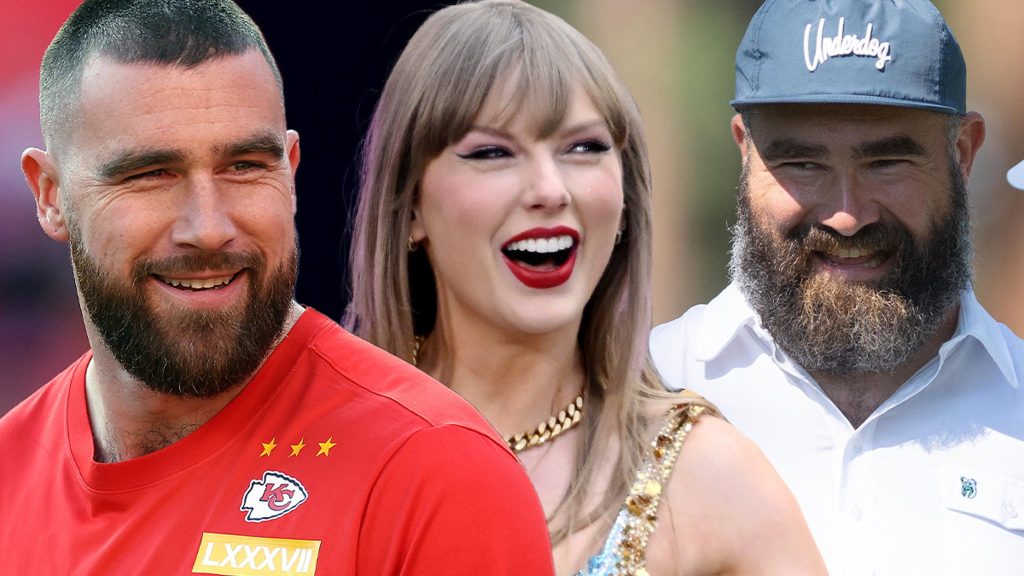 travis-kelce-says-he-&-taylor-swift-were-‘dying-laughing’-at-jason’s-‘mnf’-shirt